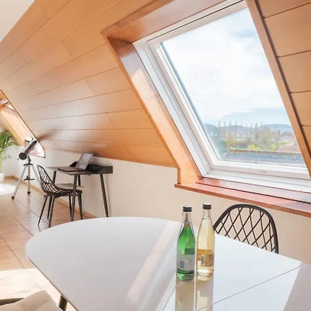 Neu Deluxe Muensterblick, Maisonette, Kingsize Bett, Kueche, Netflix, Aussicht, E-kamin *